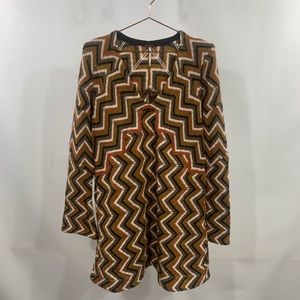 Free People Rhiannon chevron dress